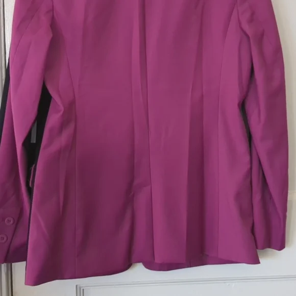 Wildfang Empower Colorblock Tux‎ Blazer Pink Black Sz Small Career Party - Picture 7 of 15
